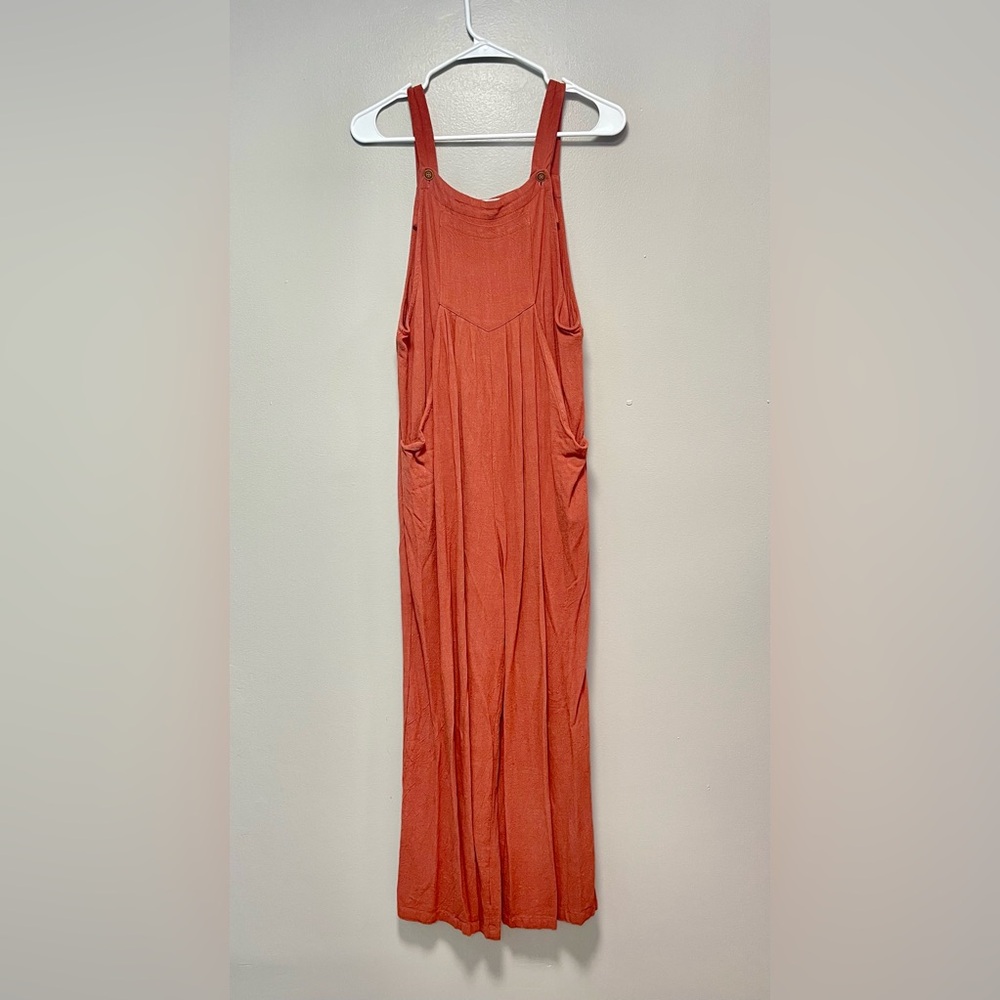 Farm Style Rust Orange Jumpsuit